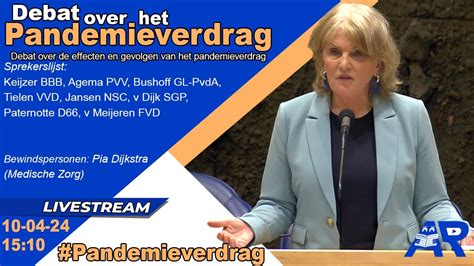 Terugkijken Debat Over De Effecten En Gevolgen Van Het Pandemieverdrag