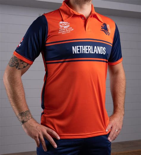 New Netherlands T20 World Cup Jersey 2021 Gray Nicolls Holland