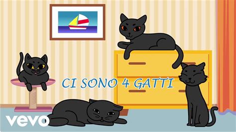 I Gatti Neri Canzoni Per Bambini Gatti Neri Youtube