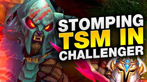 Stomping Tsm S Midlaner In Challenger Scrubnoob Youtube