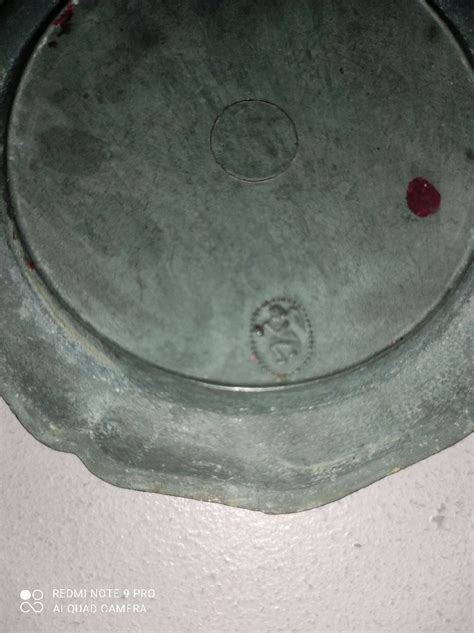 Винтаж: Винтажные, декоративные металлические с фарфором тарелочки на ...