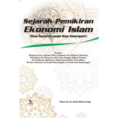 Jual Sejarah Pemikiran Ekonomi Islam Dari Masa Rasullulah Sampai Masa