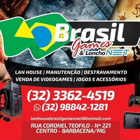 Brasil Games Barbacena - Brasil Games & Lanchonet | Barbacena MG
