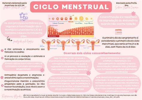 Mapa Mental Ciclo Menstrual - Mapa Mental do Ciclo Menstrual: Hormônios e Fases Relevantes - Studocu