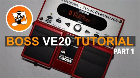 How To Setup The Boss Ve Vocal Performer Part Youtube