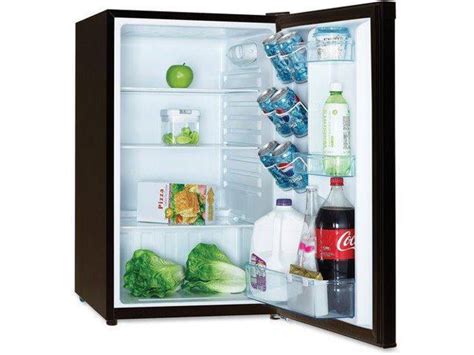 Avanti Ar4446b 44 Cubic Foot Counter High Mini Fridge And Freezer Combo Black