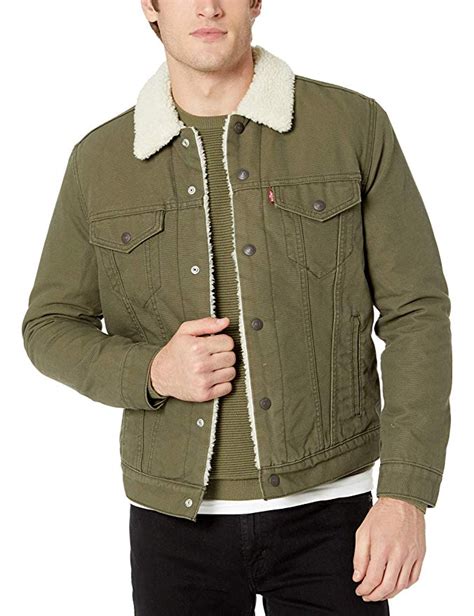 Levis Mens Sherpa Trucker Jacket Amazon Olimpia Shrader