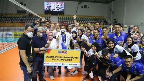 Proliga 2022 Juara Final Four Bandung Bjb Tandamata Tatap Grand Final