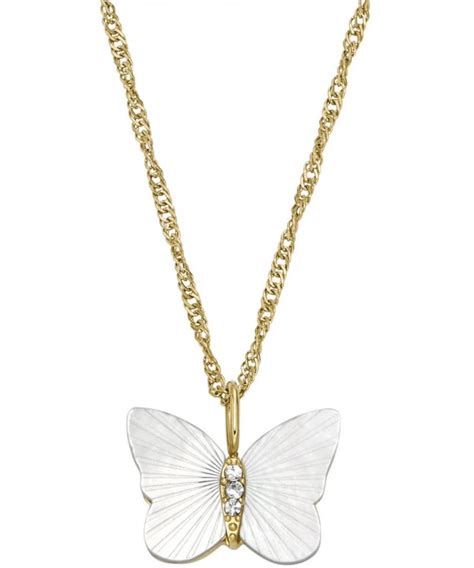 Fossil Jf Radiant Wings Necklace Watchard