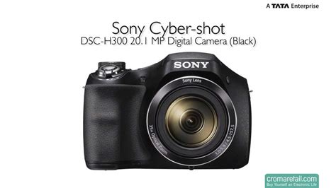 Sony Cyber Shot Dsc H Mp Digital Camera Black Youtube