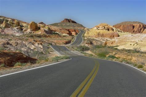 Highway 93 Nevada stock photo. Image of pavement, hilly - 7260420