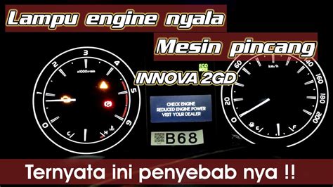 Cara Mengatasi Lampu Engine Menyala Dan Mesin Kurang Tenaga Pada Mobil