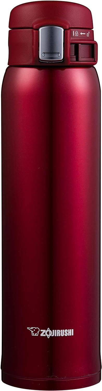 Amazon Zojirushi Sm Sd Rc Stainless Steel Mug Ml Clear Red