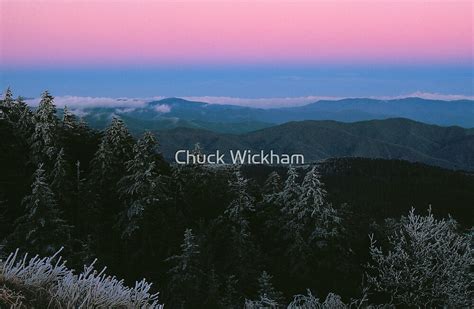 "WINTER SUNSET,CLINGMANS DOME" by Chuck Wickham | Redbubble