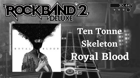 Ten Tonne Skeleton Royal Blood Guitar Expert FC Rock Band 2 Deluxe