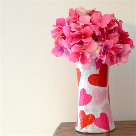 Easy Valentine Heart Vase Amy Latta Creations