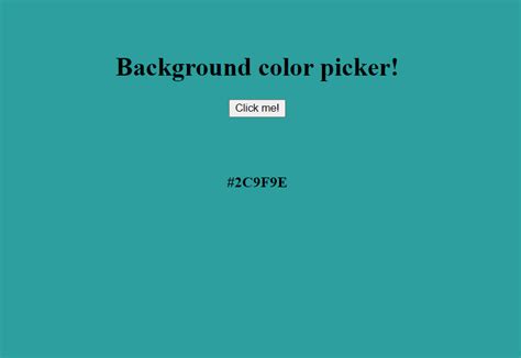 How To Change Background Color In Html Javascript