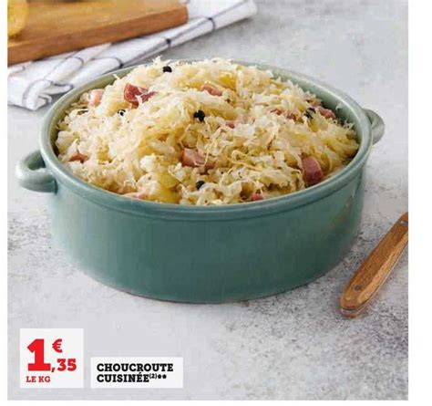 Promo Choucroute Cuisin E Chez Super U Icatalogue Fr