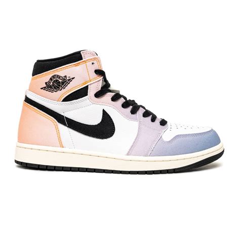 Jordan Men Air Jordan 1 Retro High Og Craft Vivid Orange Black Iced