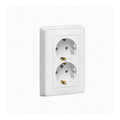 Legrand 773627 Cariva, білий, із заземленням, Schuko, без захисної ...