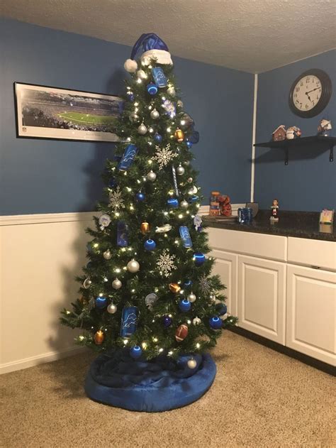 Tim’s Detroit Lions Christmas Tree | Detroit lions, Lions, Detroit