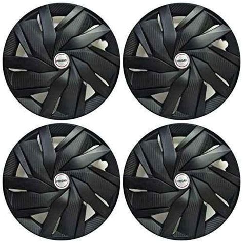 Buy Prigan 4 Pcs 13 Inch Polypropylene Black Universal Wheel Cover Set