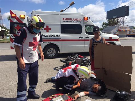 Accidente Deja Motociclista Hospitalizado La Expresi N Peri Dico