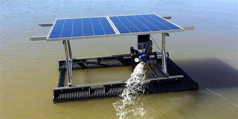 Unique Floating Solar Pump Dowdens Pumping And Water Treatment