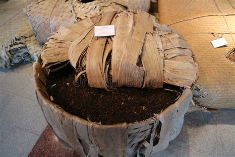 Tobacco Leaves Texture Close Up High Quality Dry Tobacco Big Leaf