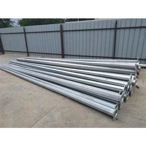 Hot Dip Galvanized Iron Octagonal Pole For Street Light At Best Price In Lucknow