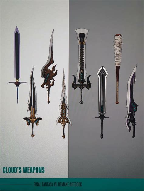 FFVII Remake Part 2 Weapons Possibly Shown Off Through The Game’s ...