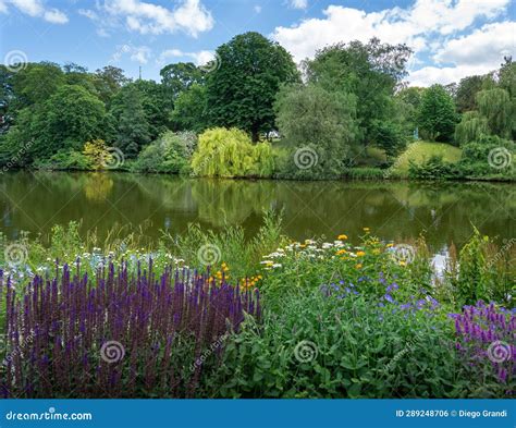 Orsted Park - Copenhagen, Denmark Stock Photo - Image of nordic, blue ...