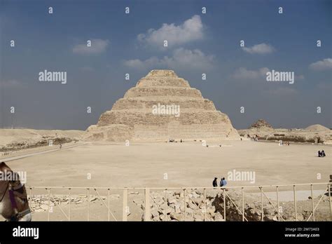 Pyramid of Saqqara Stock Photo - Alamy