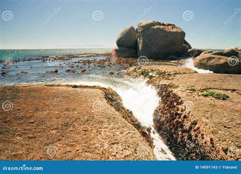 Boulders Beach, South Africa Stock Image - Image of rough, waves: 14091743