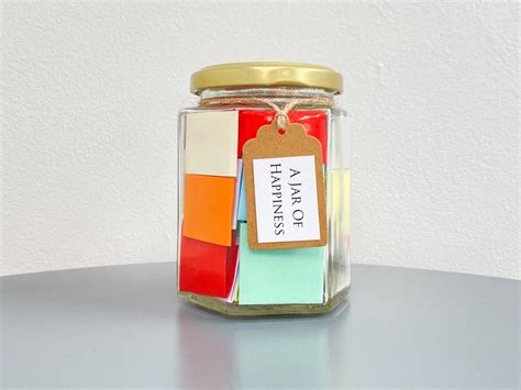 A Jar of Happiness / 50 Quotes Affirmations to Brighten Uplift / Post Send Direct / Self Care ...