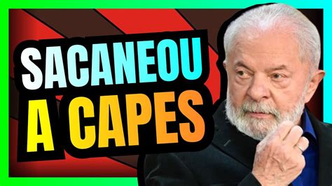 Governo LULA bloqueia R 100 MILHÕES da CAPES e revolta MEIO ACADÊMICO