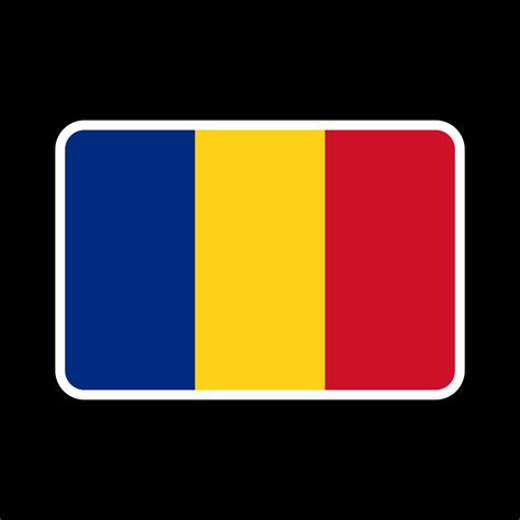 Romania flag, official colors and proportion. Vector illustration ...