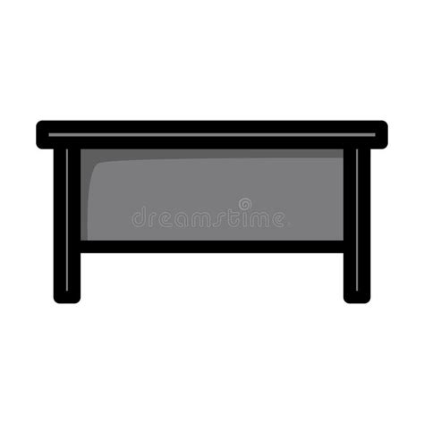 Office Table Icon Stock Vector Illustration Of Office 217288967