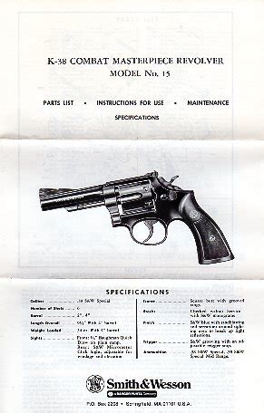 S W Model Combat Masterpiece Vintage Gun Catalogs