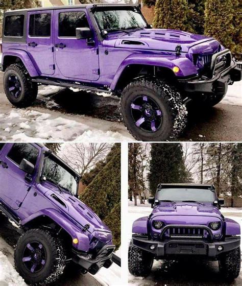 Log In or Sign Up to View | Purple jeep, Hot pink cars, Car wheels