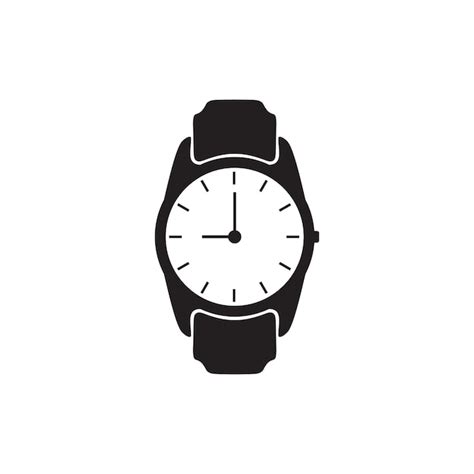 Premium Vector | Man watch symbol icon logo design