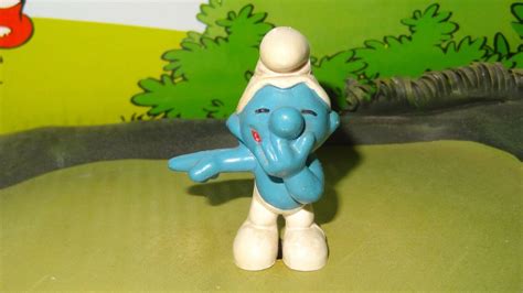 Smurfs Laughing & Pointing Smurf Prank 20011 Rare Vintage Display ...