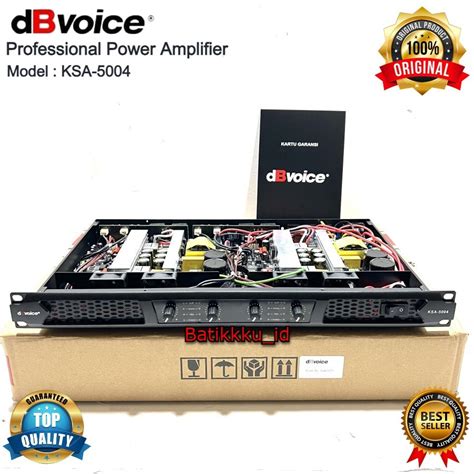 Jual Power Amplifier DBvoice KSA 5004 KSA5004 Original 4 X 500 Watt