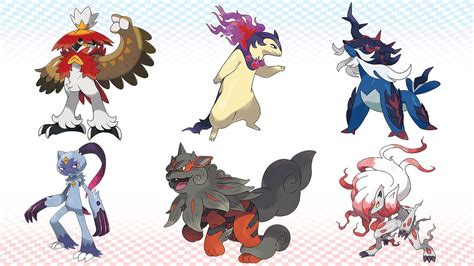 All Hisuian Forms Pokemon All Hisui Pokémon In Legends Arceus Youtube