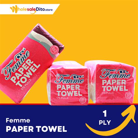 Pack Of Femme Interfolded Paper Towel Pulls Lazada Ph