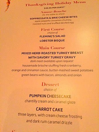 Fleming S Prime Steakhouse Wine Bar Birmingham Menu Prices