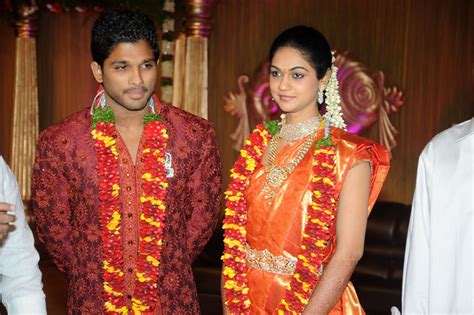 Allu Arjun wedding reception gallery ~ Stills Bay - Movie Actor Actress ...