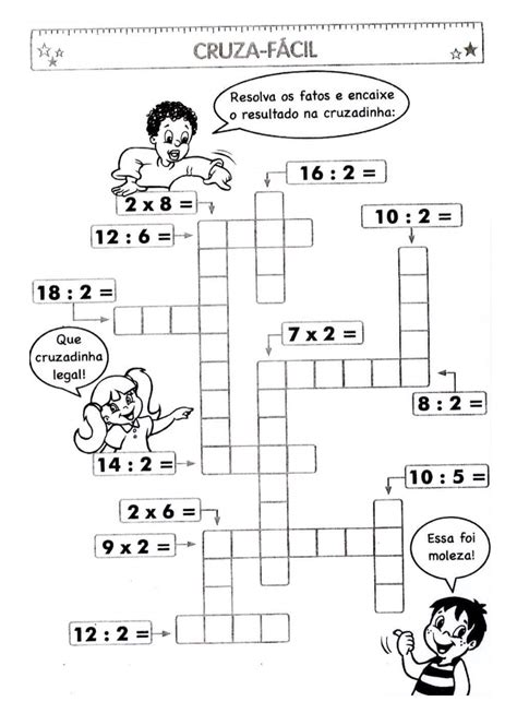 Atividade De Multiplicação E Divisão 4 Ano Roaredu