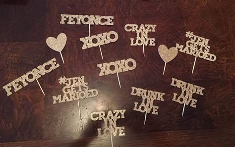 Beyonce Inspired Cupcake Toppers Etsy