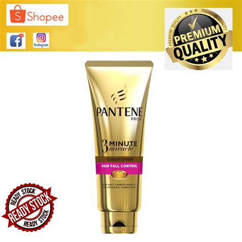 Pantene Pro V Conditioner 180ml 3minute Miracle Hair Fall Control Shopee Malaysia